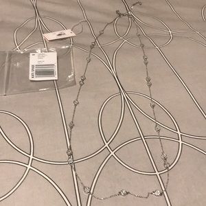 Kate Spade Gatsby Dot Mini Scatter Necklace- Silver